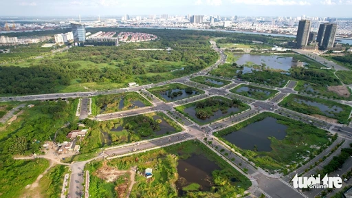 TP.HCM rà soát 4 dự án BT Thủ Thiêm, xác định lại giá đất thanh toán 2 TP.HCM rà soát 4 dự án BT Thủ Thiêm, xác định lại giá đất thanh toán. Ảnh: Đầu tư tài chính