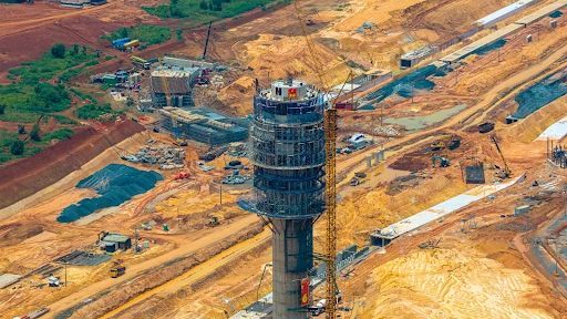 14.000 nhân sự, 3.000 thiết bị đẩy nhanh tiến độ sân bay Long Thành. Ảnh: VietnamFinance