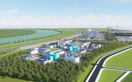 Vingroup khởi công nhà máy LNG Hải Phòng 4.800 MW, vốn hơn 128 nghìn tỷ đồng. Ảnh: Vietnamfinance