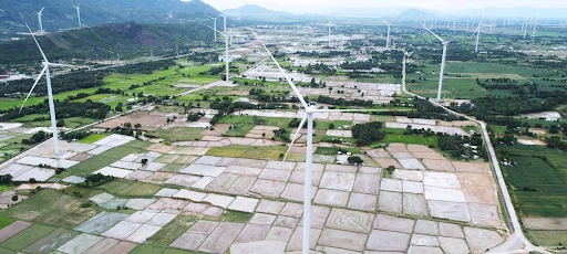 Vĩnh Long khởi động 4 dự án điện gió hơn 11.284 tỷ đồng, công suất 224 MW. Ảnh: Vietnamfinance
