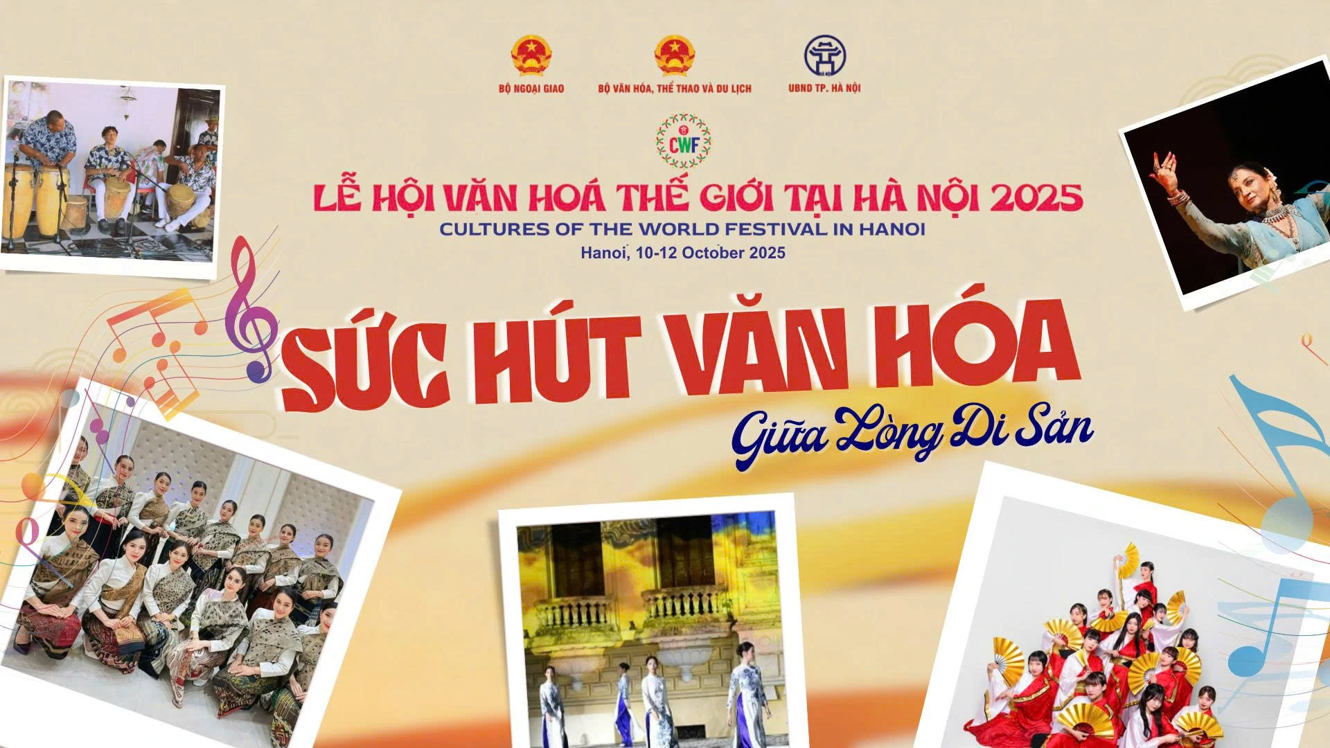 Lễ hội Văn hóa Thế giới 2025 tại Hà Nội. Ảnh: Hoàng Thành Thăng Long – Imperial Citadel of Thang Long - 60s Hôm nay
