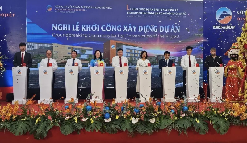 Khởi công CCN Cẩm Văn 35ha, 400.000 m² nhà xưởng xây sẵn, vốn đầu tư 400 tỷ