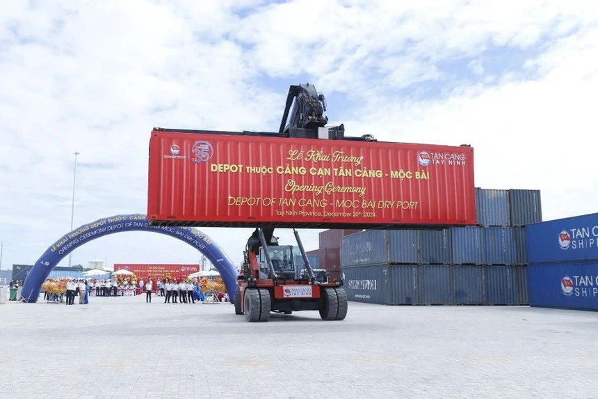 Cảng cạn Tân Cảng - Mộc Bài chính thức mở, vốn hơn 550 tỷ đồng