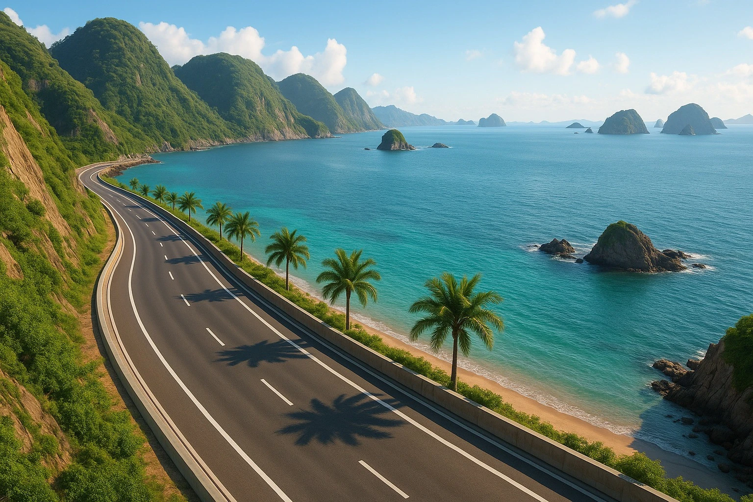 Quảng Ninh chi 5.400 tỷ mở hai tuyến đường ven biển mới 2 Sau khi hoàn thành, 2 tuyến đường ven biển sẽ giúp mở rộng không gian đô thị và tạo động lực thu hút đầu tư. Ảnh: nguoiquansat.vn