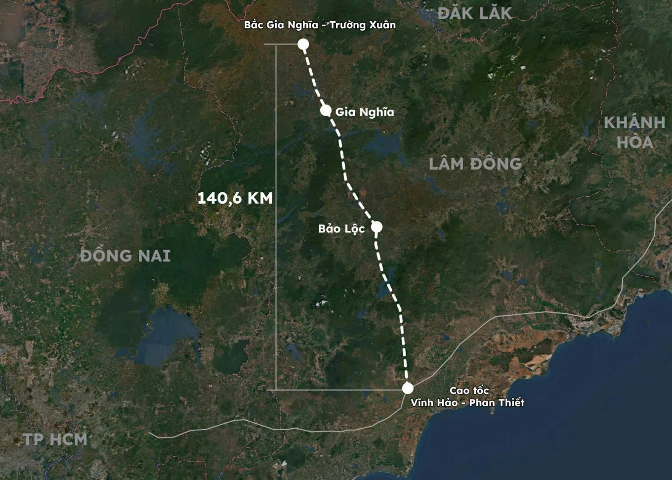 Cao tốc 36.340 tỷ đồng xuyên Lâm Đồng được đề xuất